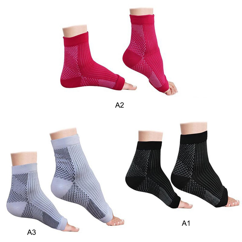 Fot ankel kompression strumpor anti trötthet åderbråck fötter ärm unisex plantar fasciit lättnad fot smärta minskar svullnad