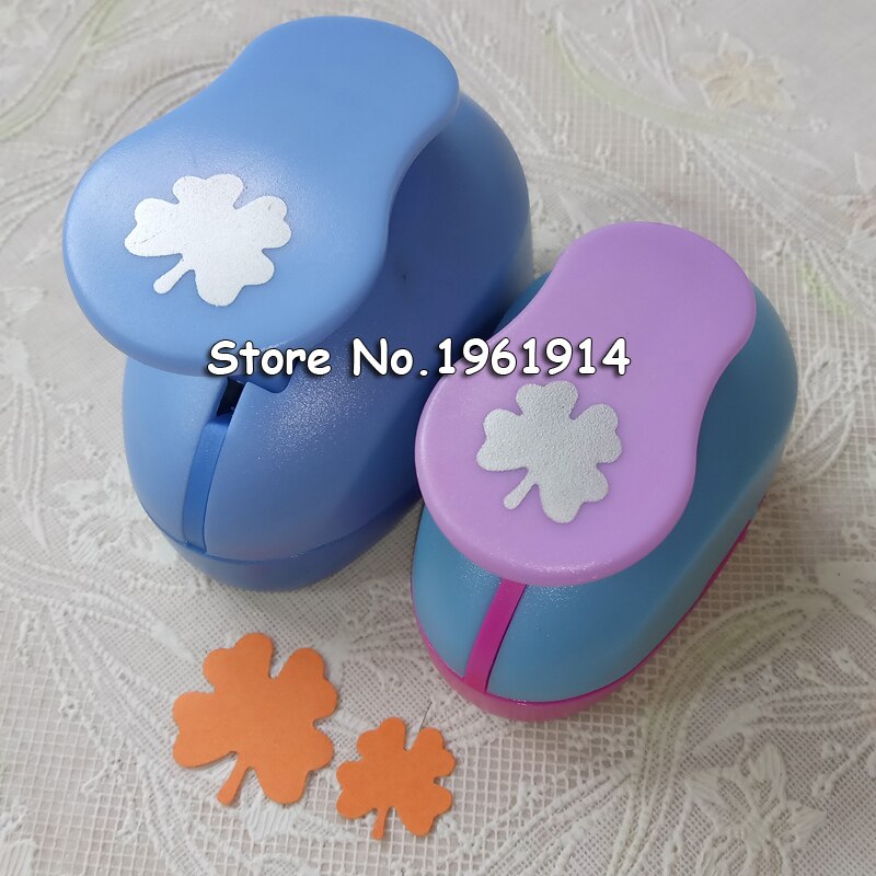 2pcs (2.3cm,1.4cm) four leaf shape craft punch set Punch Craft Scrapbooking school Paper Puncher eva hole punch