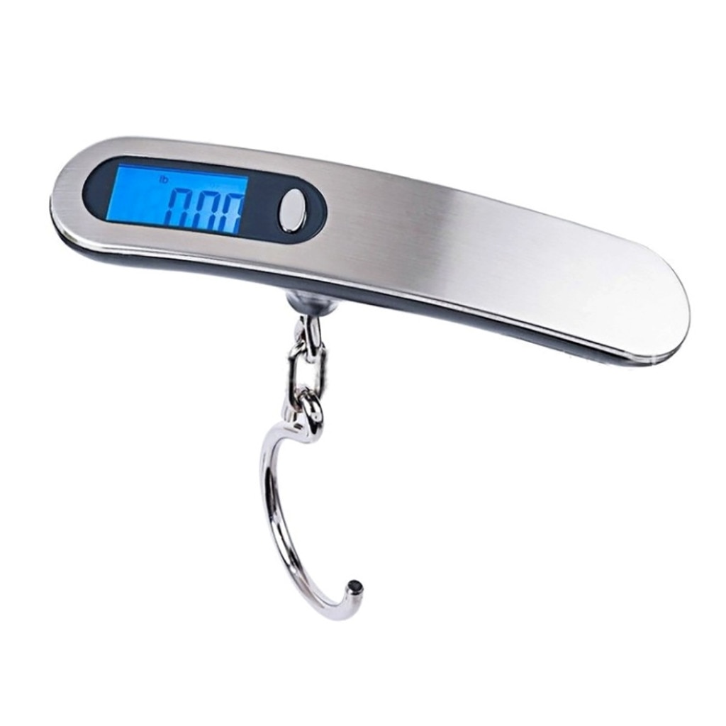 Portable LCD Digital Travel Scale Suitcase Luggage Weight 50KG 10G Hanging Scale Display Pocket Scale Gram Weight