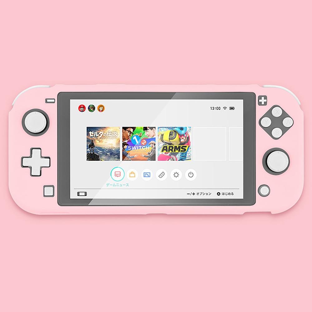 Funda protectora iBen para Nintendo Switch Lite, funda protectora para Switch Lite, funda carcasa para Switch Lite, carcasa rosa