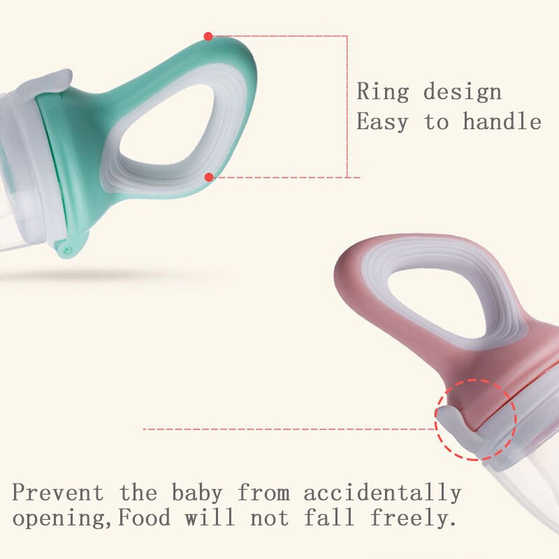 Baby Ringvormige Extra Fopspeen 1Pcs Babyvoeding Tepel Veiligheid Gesp Baby Kauwen Bijtring Fopspeen Zuigelingenvoeding Helper Speen