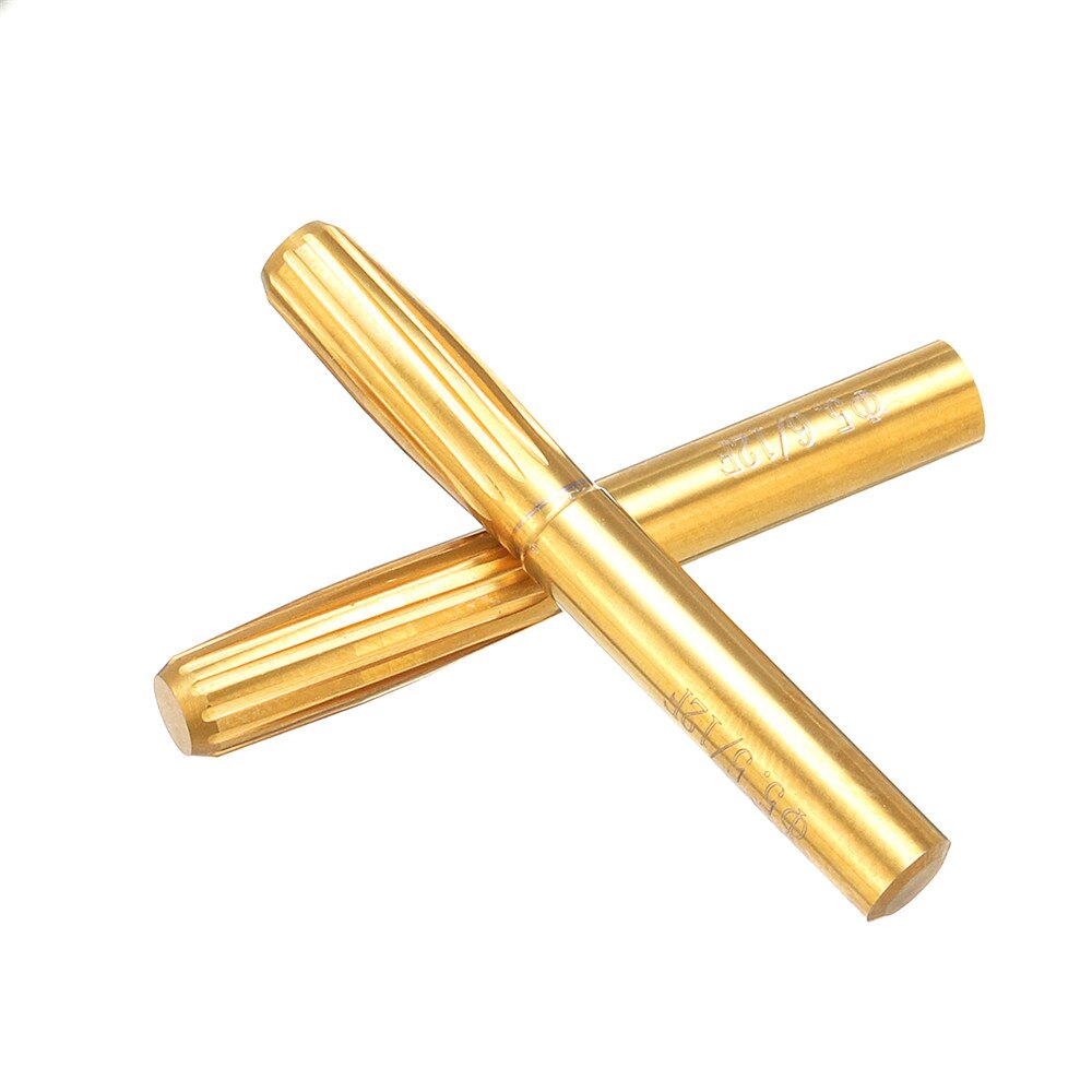 Rifling knappen brotsch 12 räfflor 5.5mm 5.6mm 6.35mm 9.0mm hård legering kammarspiralformad brotsch verktygsmaskinverktyg tillbehör