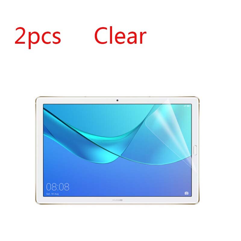Clear Hd Screen Protector Film Voor Huawei Mediapad M5 Lite 10.1 / M5 Pro 10.8"/M5 10.8 "/ M3 Lite 10 Beschermende, 2Pcs