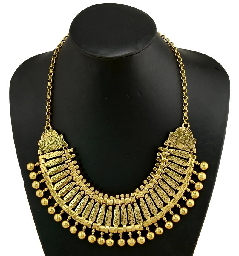 Gypsy Boehmian Hippie Kraag Kettingen voor Vrouwen Grote Dikke Tibetaans Zilveren Metalen Ketting Festival Turkse Partij Sieraden Cadeau