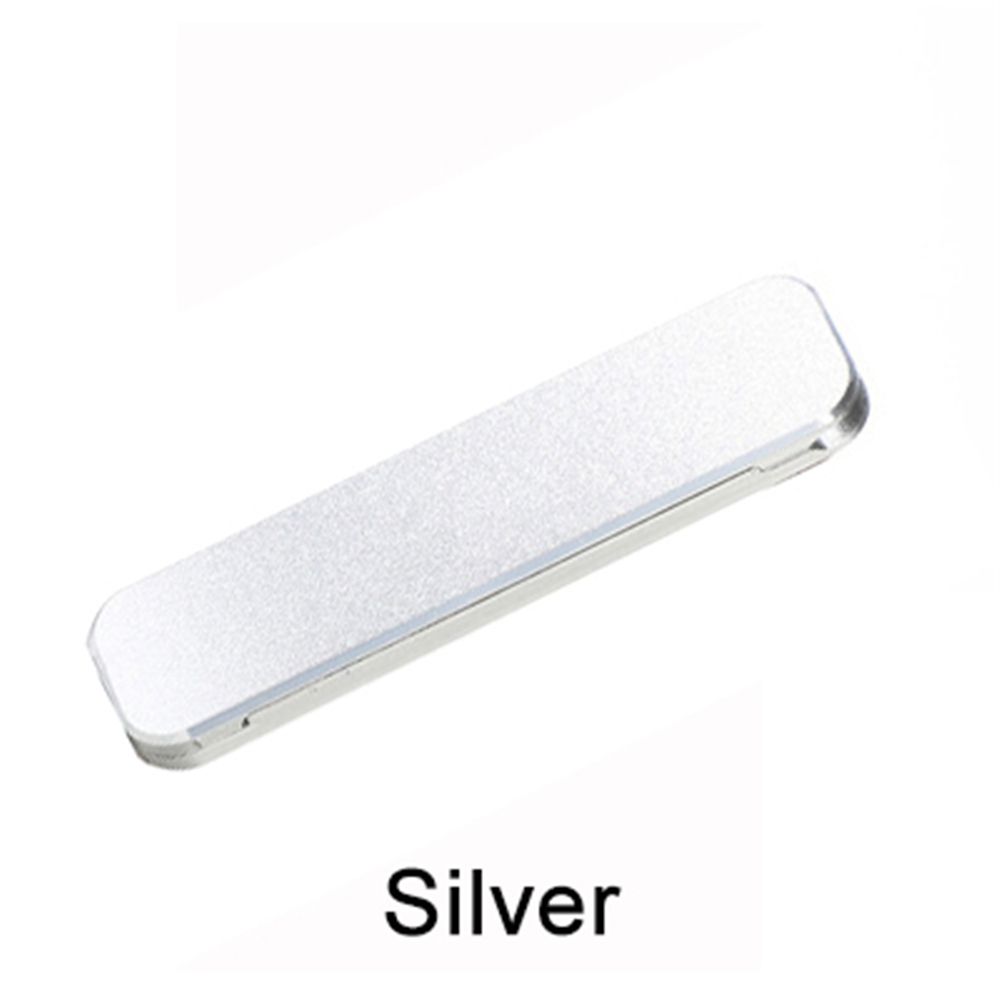 1PC Universal Mini Invisible Foldable Mobile Phone Stand Aluminum Alloy Desktop Mount Material Holder Adjustable Angle: silver
