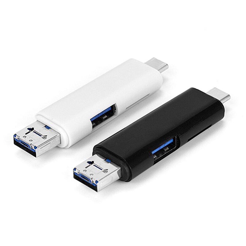 2pcs Usb2.1 Card Reader High Speed SD TF Micro SD Card Reader Type C USB C Micro USB Memory OTG Card Reader For Laptop Computer