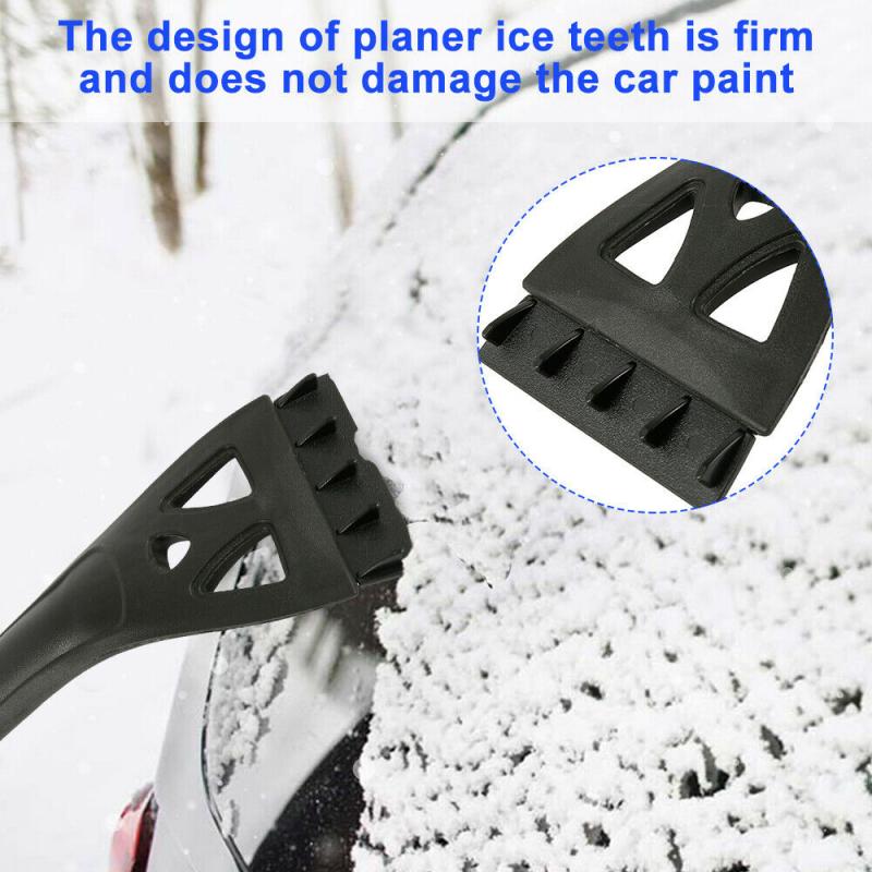 360° Rantation Extendable Car Snow Shovel Ice Scraper Adjustable Windshield Snow Remove Defrost Deicing Shovel Clean Tool