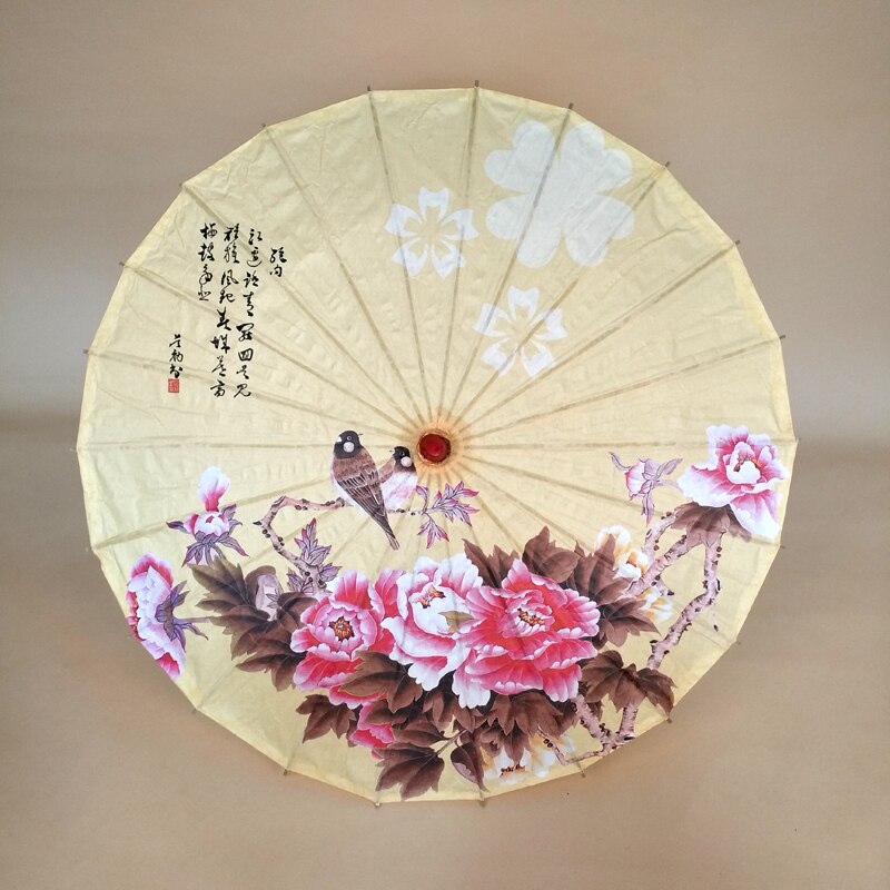 Parapluie en papier huilé, tissu de soie, vêtements chinois pour hommes et femmes (51-63),: 54