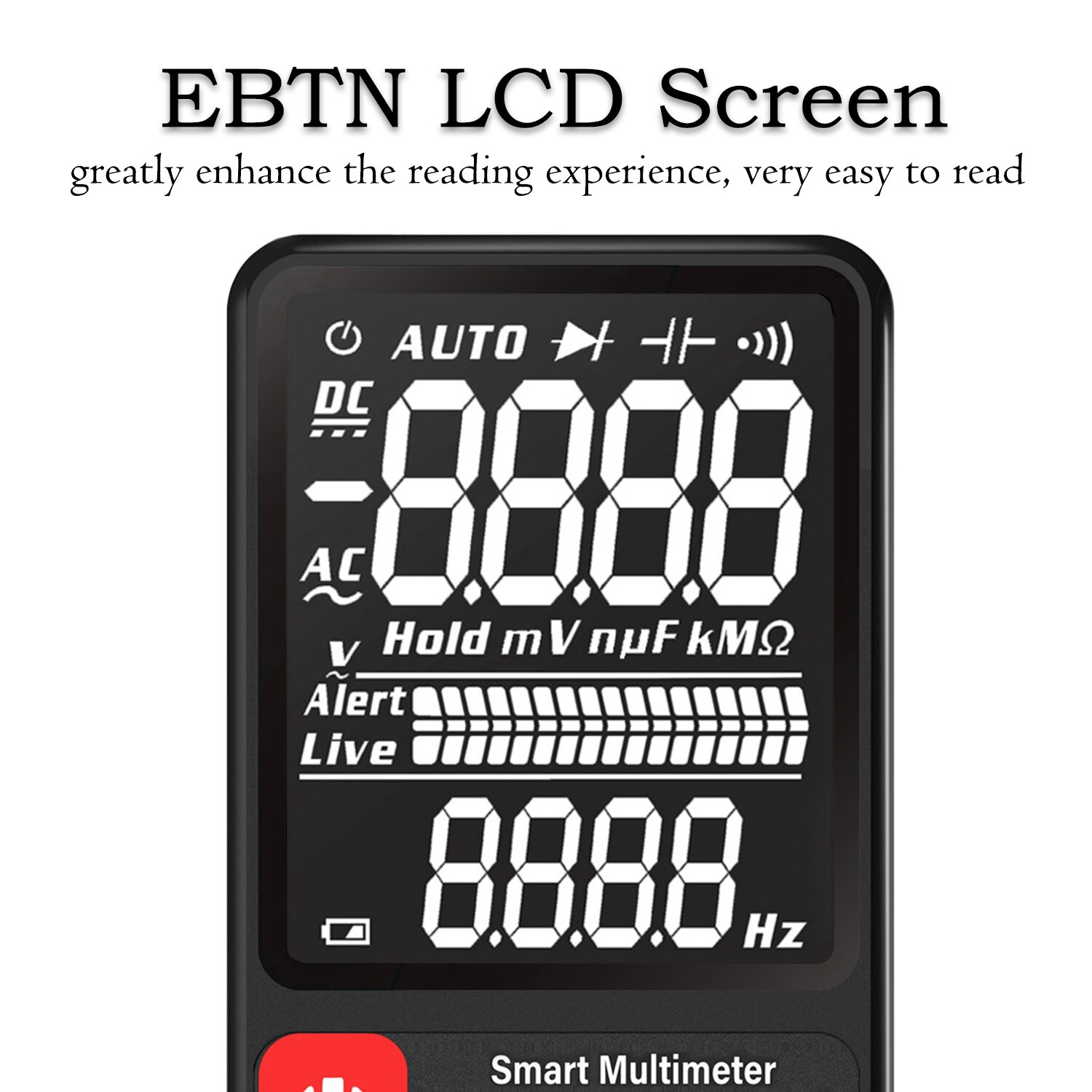 BSIDE Ultra-Portable Digital Multimeter BSIDE ADMS... – Grandado