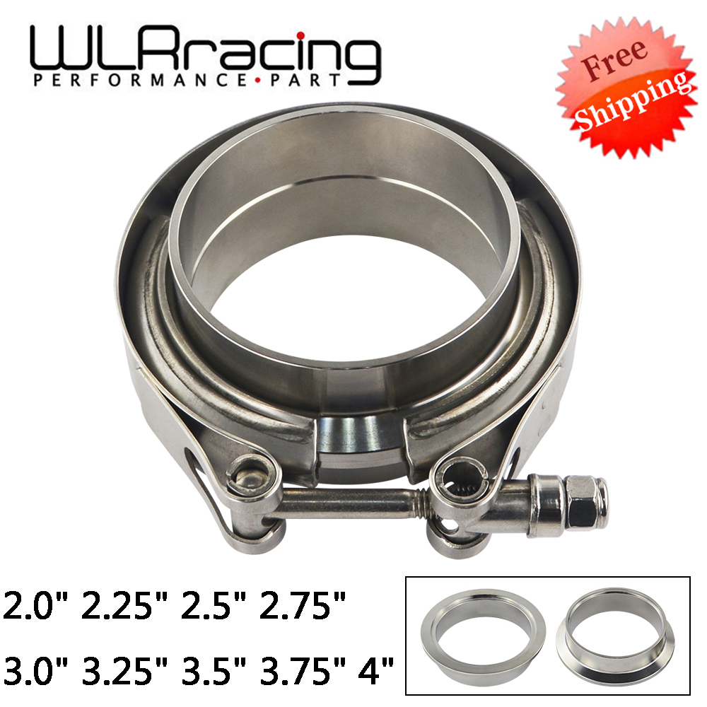 2 &quot;2.5&quot; 3 &quot;3.5&quot; 4 &quot;Rvs Auto V-Band Mannelijke Vrouwelijke Uitlaat Flens vband Klemmen V Band Klem Kit 1.5 2.5 3 Inch Clip