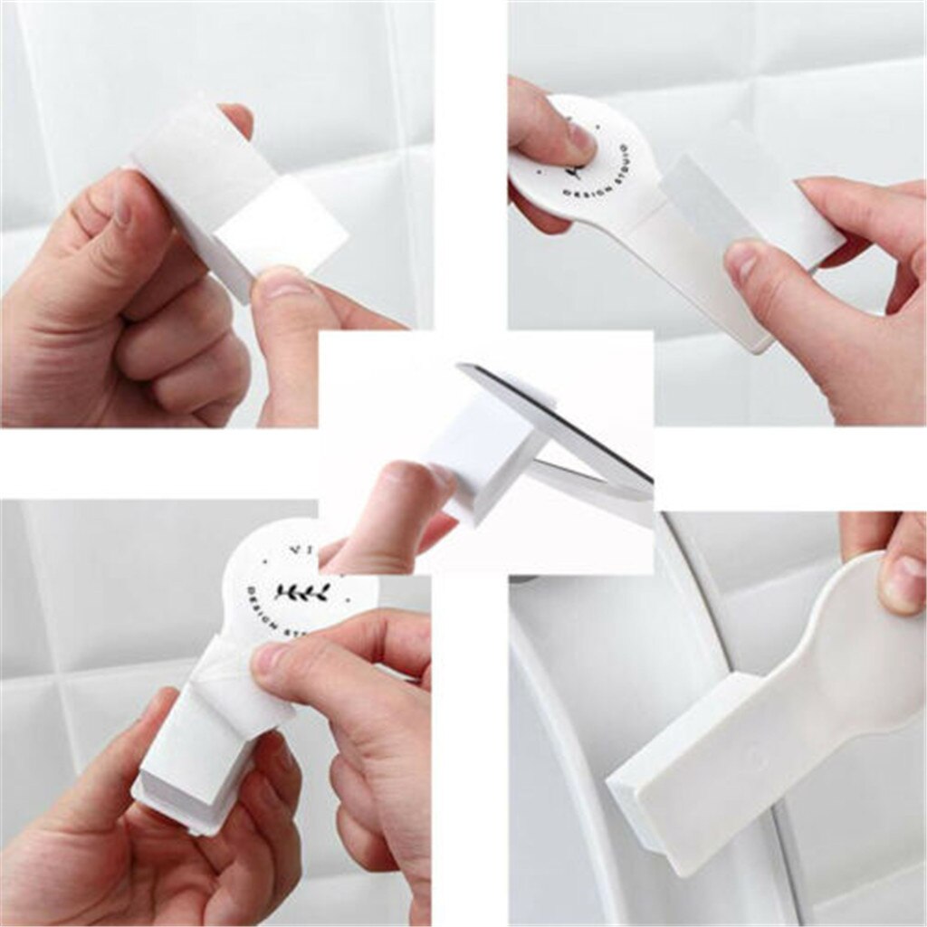 Mode Toiletbril Handgreep Lifter met Handvat Cover - Herbruikbare Handgreep, geleverd met 8 zelfklevende lijmen (Huis, 4 stukken