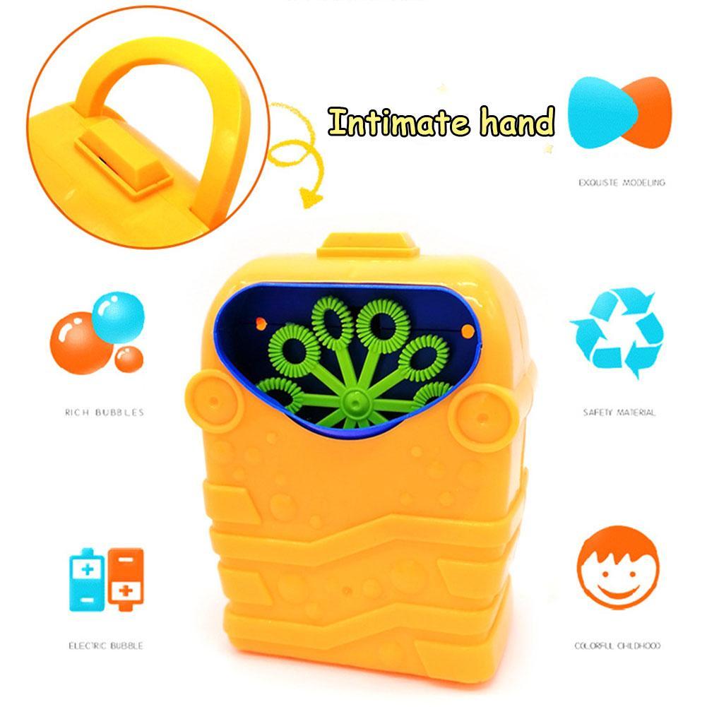 Draagbare Bubble Machine Kinderen Kids Interessante Outdoor Speelgoed Kleurrijke Bellen Verjaardagsfeestjes Speeltuinen Speelgoed