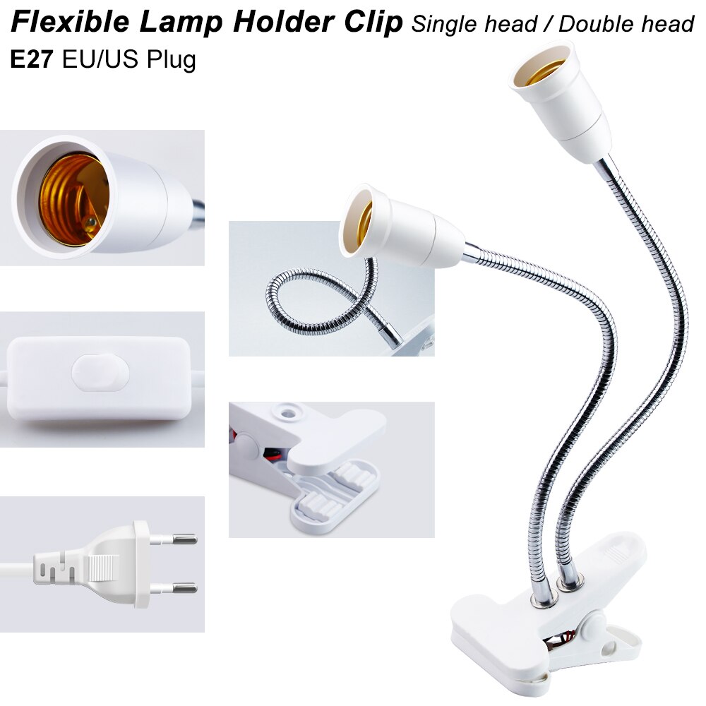 2 KOPF LED Anlage Wachsen Glühbirne Withe Licht Volle Geführte spektrum Wachsen Lichter Lampen Indoor Blume Blühen Wachsende Für hause Innen-