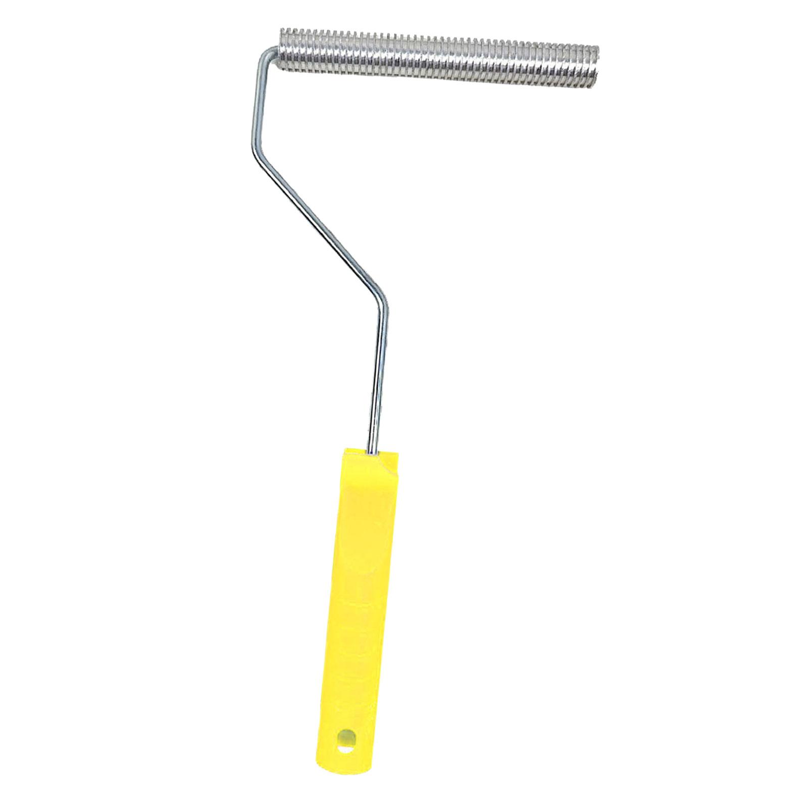 Glasvezel Roller Tool Comfortabele handgreep Handig voor badkuip Douche Bad Bootreparatie Glasvezelhars Lamineerrol: Romig-wit