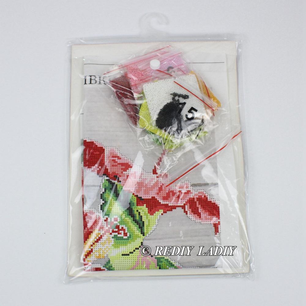 DIY Beaded Embroidery Kits Hummingbird Flowers Needlework Beads Partial Crystal Beaded Cross Stitch Hobby & Crafts