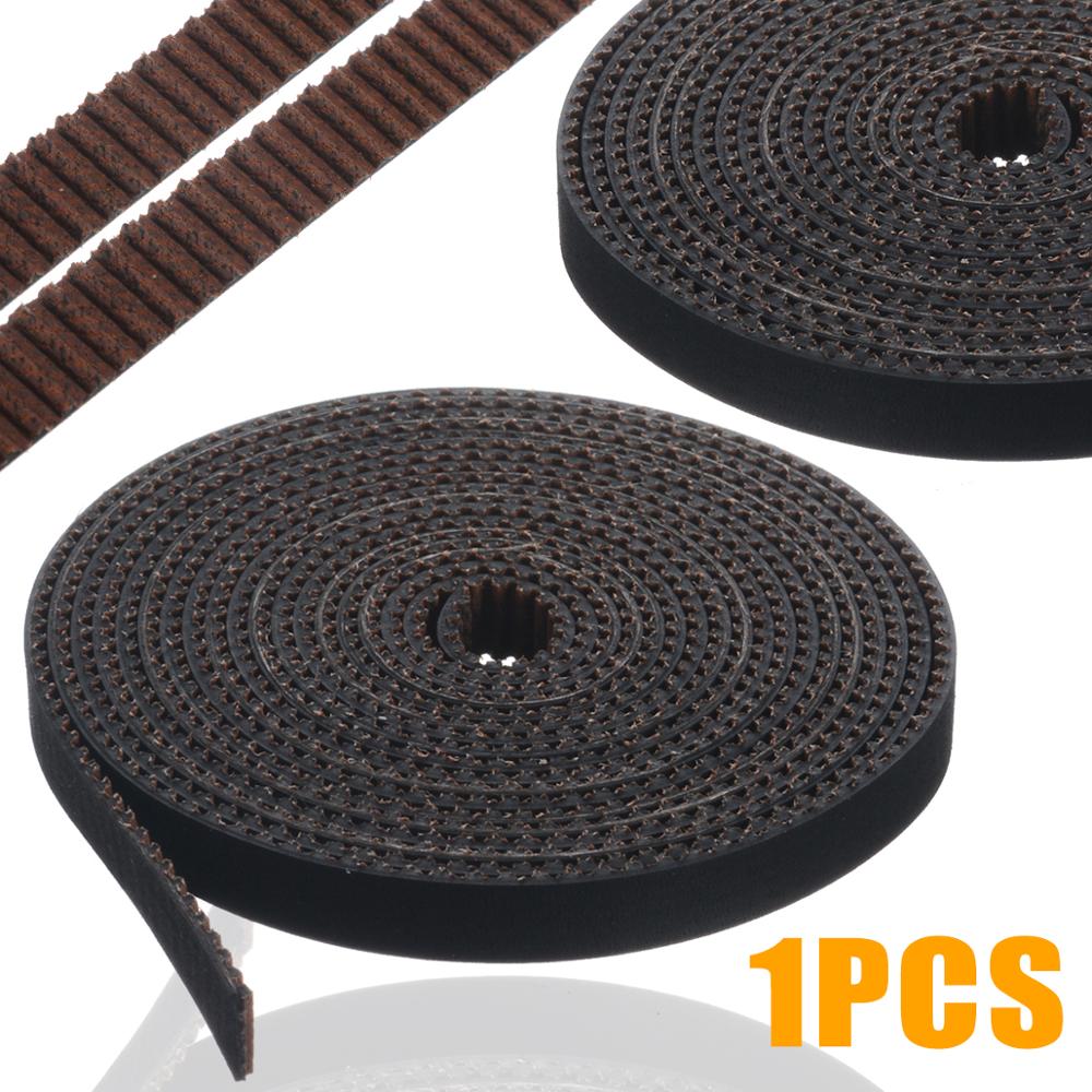 3D Printer CNC Bearing Parts 6mm GT2 Timing Belt 2M 6mm 2GT RF Fiber Glass Reinforced Rubber Timing Belt