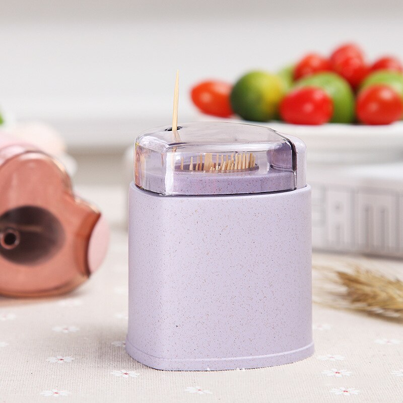 Boîte automatique pour cure-dents, paille de blé, distributeur de cure-dents Pop-Up, Gadgets intelligents pour la maison, conteneur de cure-dents