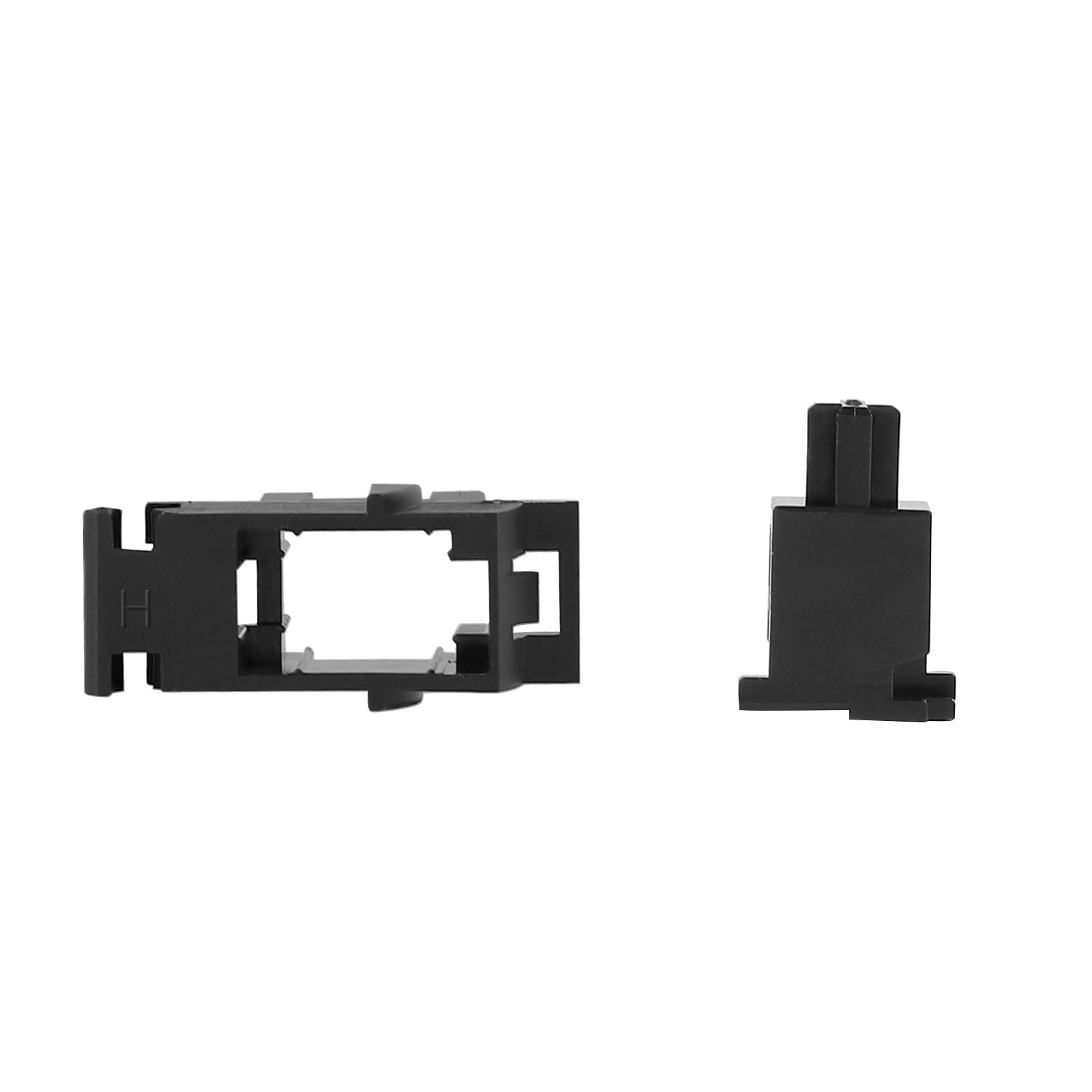 DUROCK Black Plate Mount Stabilizer 7u 6.25u 2u Stainless Steel Wire Plate Mounted Stabs V2 for Cherry MX Keyboards Plates