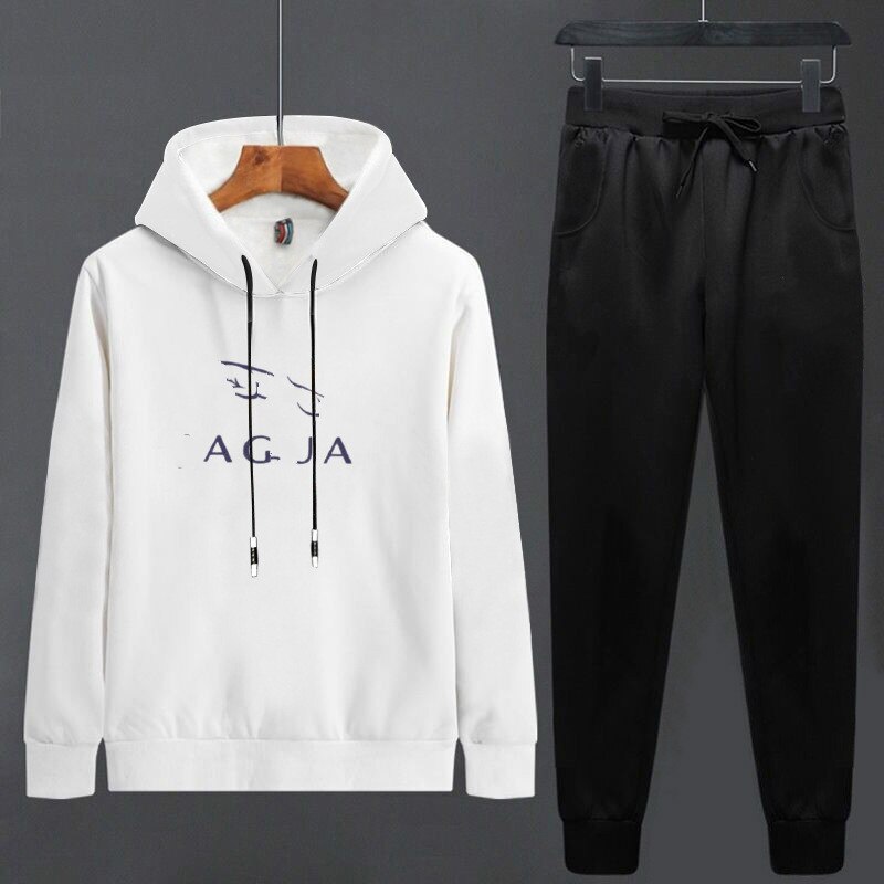 Spring style sweater suit casual Korean Hooded Sweater slim fashionable printed sportswear