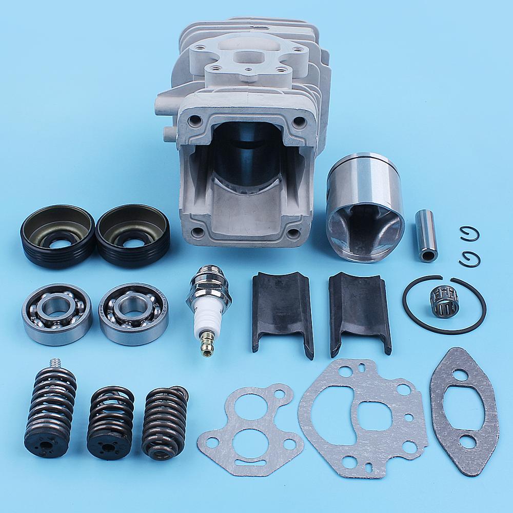 39mm Cylinder Piston Crankshaft Bearing Oil Seal Kit For McCULLOCH CS340 CS380 CS 340 380 S Chainsaw 38CC Replacement Parts