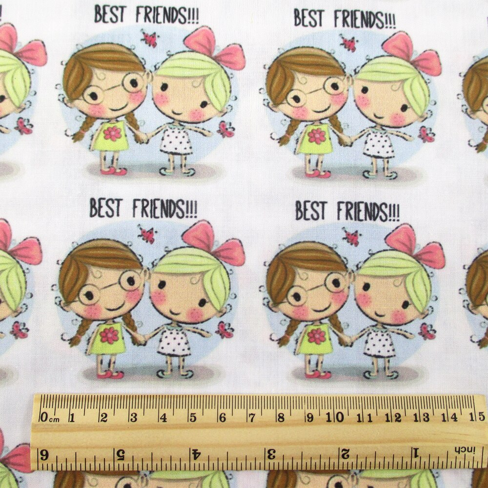 50*145cm Girl Series 100% Cotton Fabric Patchwork Sewing Quilting Fabrics Needlework For Tissue DIY Cloth Sewing Dress ,1Yc17433: 1058270
