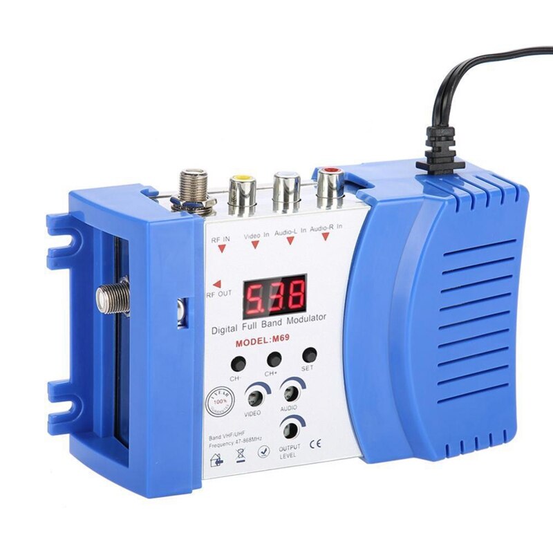 Numérique Vhf Uhf Rf Modulateur Av Rf Avto Tv Convertisseur Adaptateur