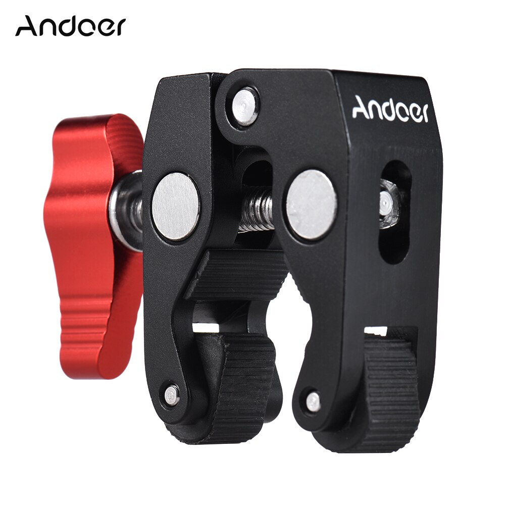 Andoer multi-função bola cabeça braçadeira bola montagem braçadeira braço mágico super braçadeira com 1/4 &quot;-20 linha para gps telefone monitor de luz de vídeo: type 1