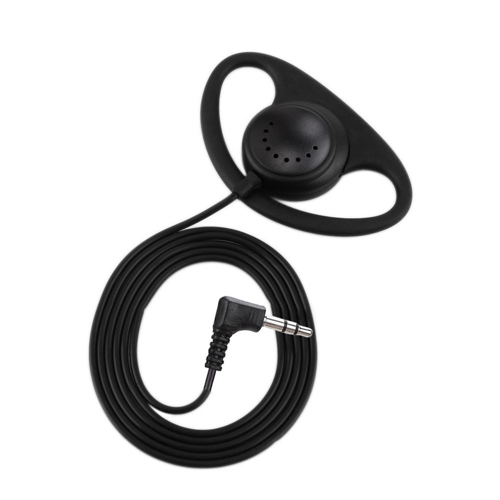 Ohrhaken kabel gebundene Kopfhörer einseitige Kopfhörer tragbarer Kopfhörer 3,5-mm-Schnittstelle geeignet für Telefon-PC ohne Ptt-Mikrofon