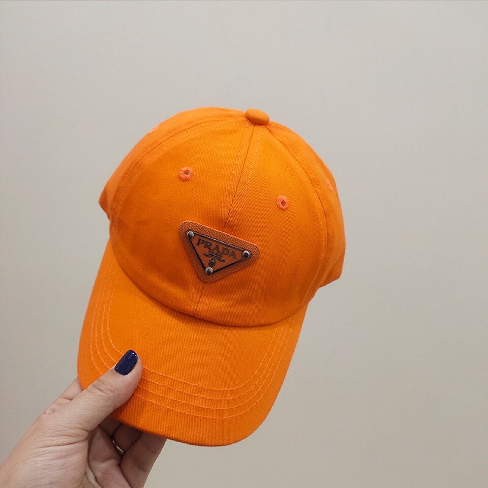 Children's Baseball Cap Four Seasons Outdoor Sunshade Sun Hat Baby Cartoon Cap Outing Sun Hat: Orange / 48-54