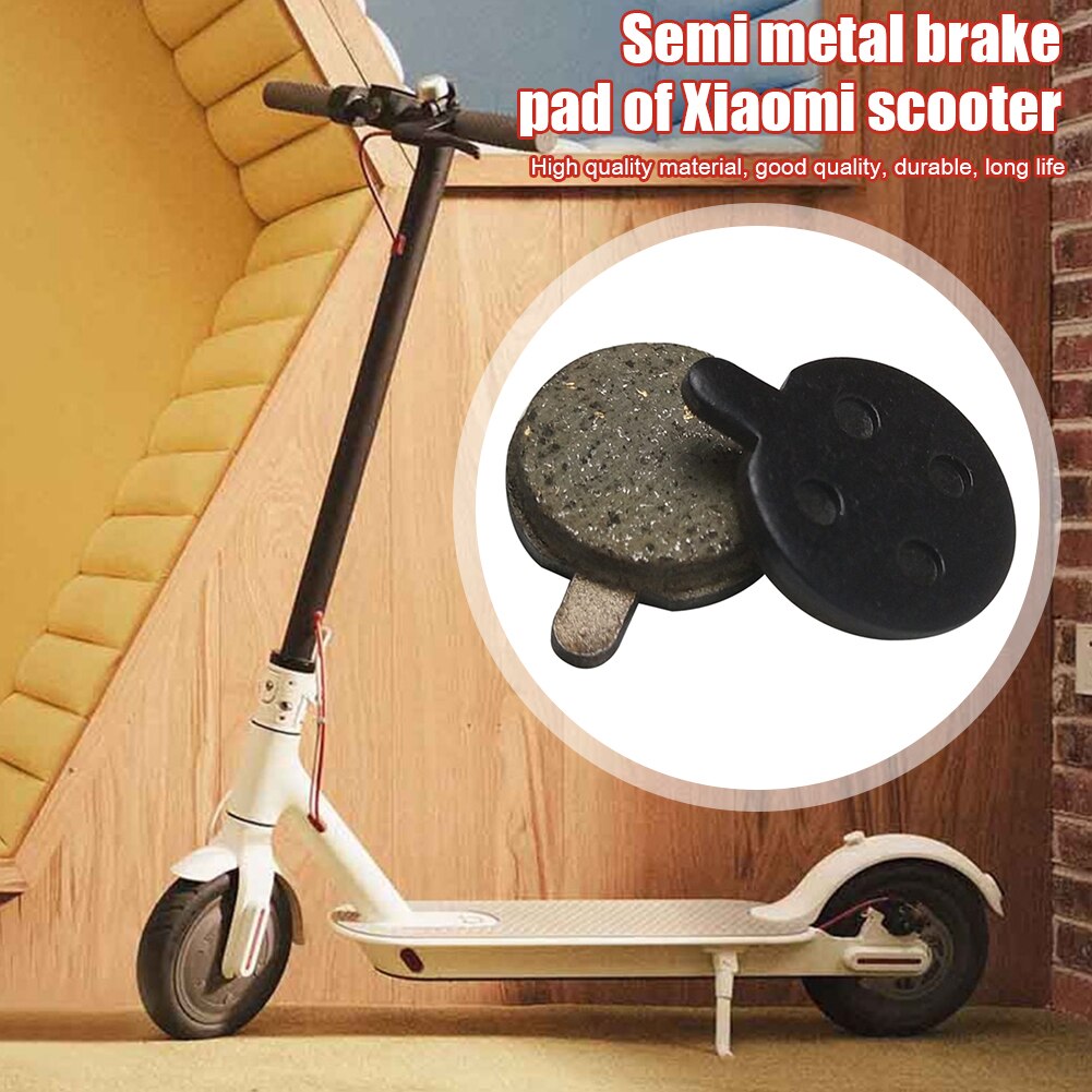 1 paire de plaquettes de frein à disque en métal pour Scooter électrique Xiaomi M365 Pro, pièces de rechange, plaques de Friction