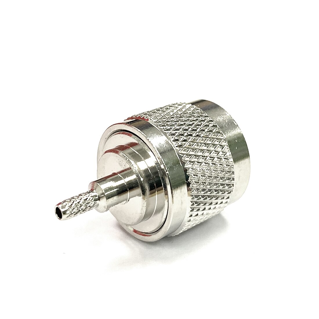 1pc N Male Plug RF Coax Convertor Connector Crimp RG316 RG174 LMR100 Straight Nickelplated