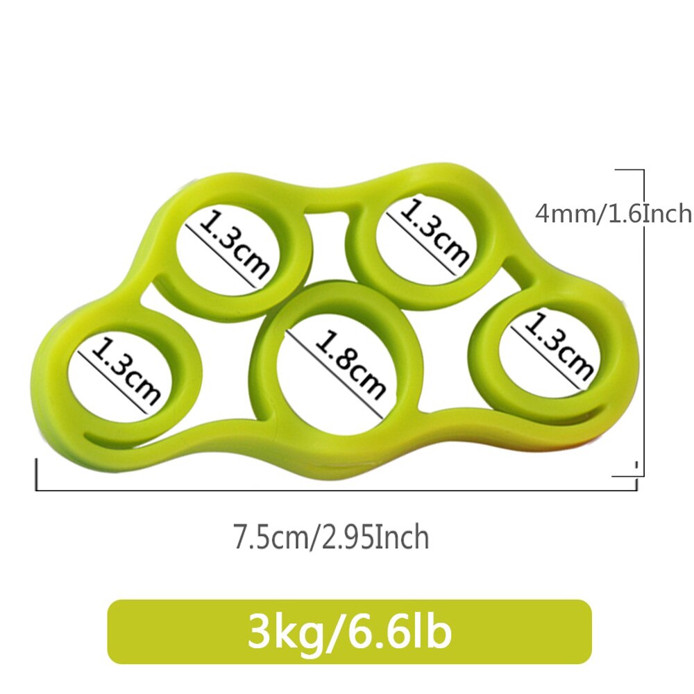 Anillo de agarre de mano, 30-50lb, de silicona, para entrenamiento de fuerza de dedos, para gimnasio, Crossfit, elástico, ejercitador de fuerza, 1 unidad: style 5