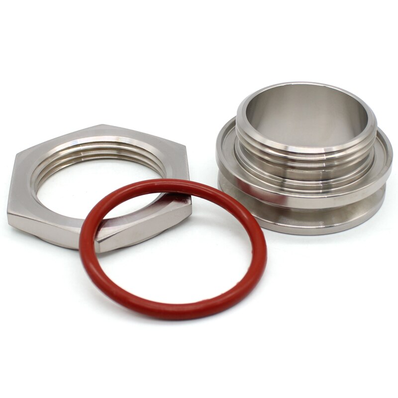 No Welded Baffle Sanitary SS 304 Stainless Steel 1.5" 2" Tri-Clamp Water Tank Inlet Homemade Trial