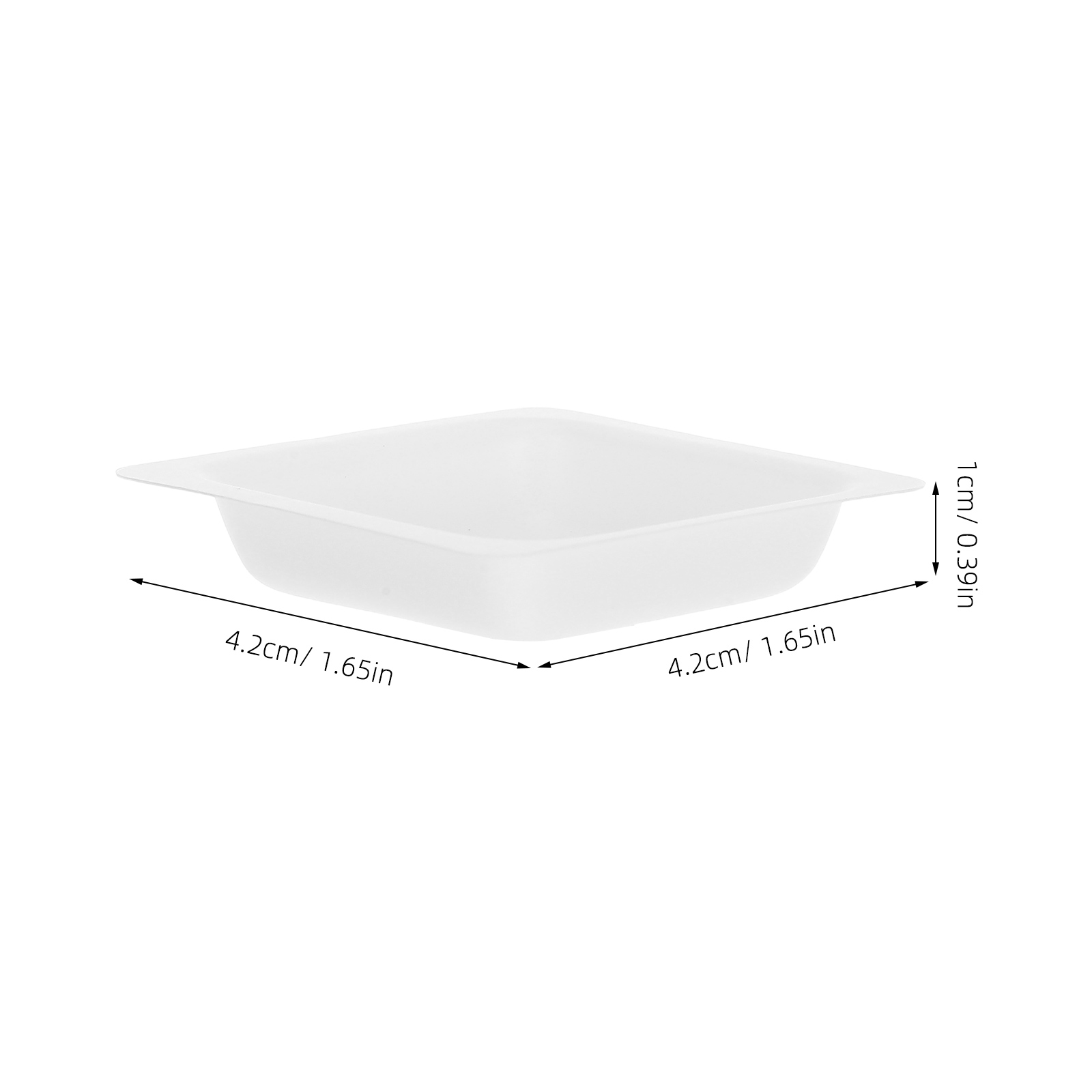 Plato de pesaje de 100 Uds., equipo de laboratorio de plástico resistente, polvos, líquidos, sartenes reutilizables, contenedores de almacenamiento para enseñanza