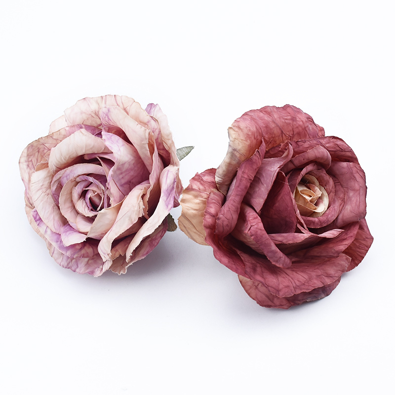 3 st heminredningstillbehör dekorativa blommor kransar rosor blomma vägg diy box brud handled blomma konstgjorda blommor