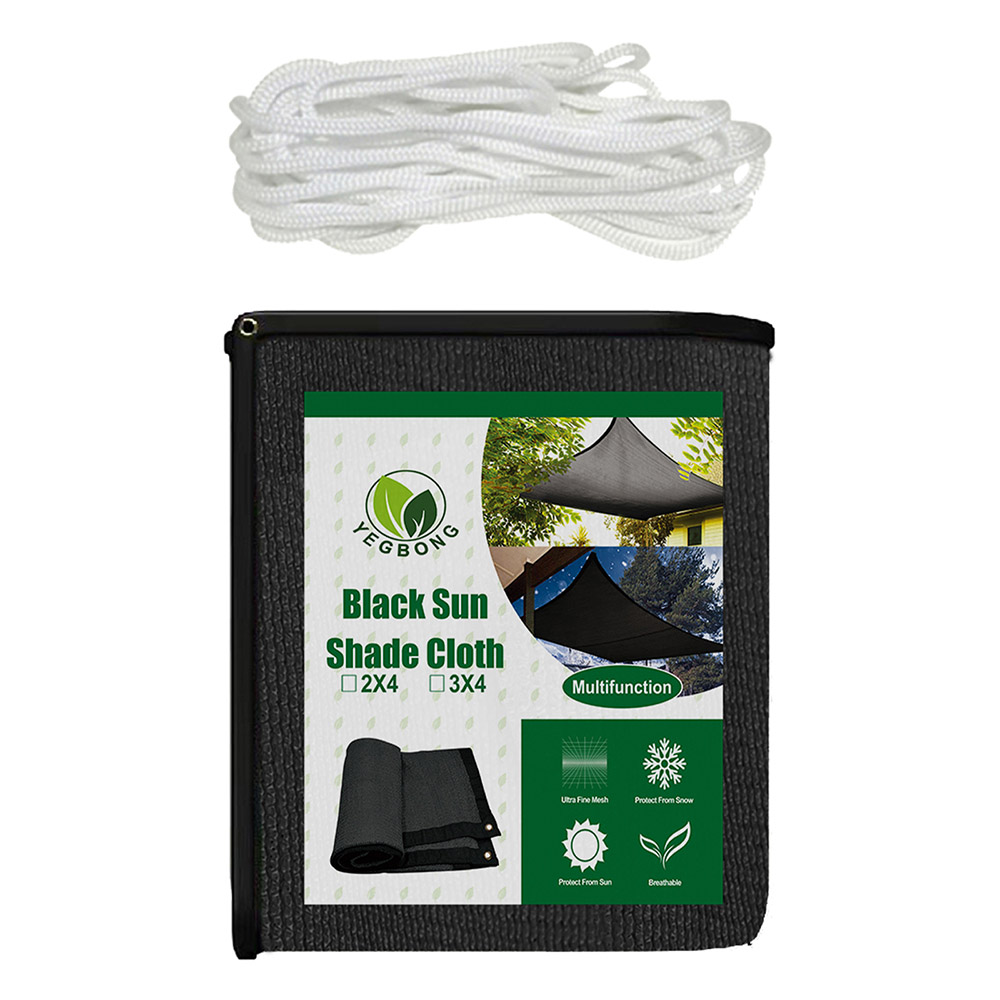 Sun Shade Mesh Fabric Resistant Tear Easy And Quick Installation For Outdoor Breathable Permeable Shade Sails Canopy Pr