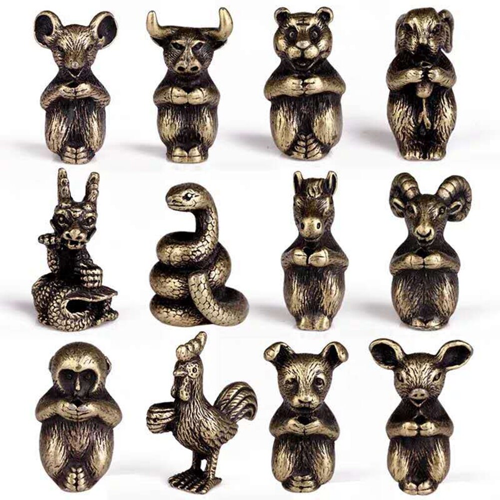 1Pc Metal Chinese Censer Zodiac Animal Incense Stick Holder Meditation Stand Decoration Home Decoration Accessories Crafts