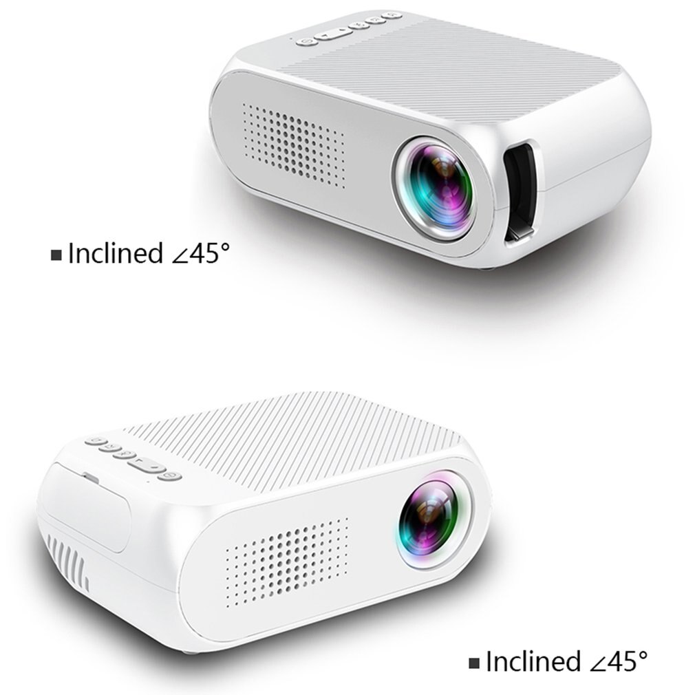YG320 Home Mini Projector Desktop Forward Cast Support Multimedia Documents Support Multi-Languauge 1080P Home Theater