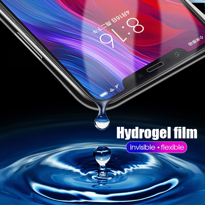 De hidrogel de película para Xiaomi mi 8 9 Lite Pocophone F1 mi 6 A2 jugar mi x 3 mi 6X mi 6 mi 8 mi 9 SE mi 9T Pro Protector de pantalla