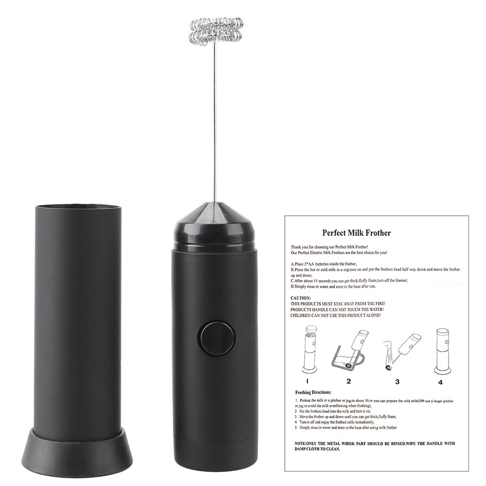 AMZCHEF Melkopschuimer, IPX6 Waterdicht, 4 In 1 Elektrische Melkopschuimer Voor Cappuccino Latte Warme Chocolademelk Stil En Snel Met Eenvoudige Bediening 2710616131