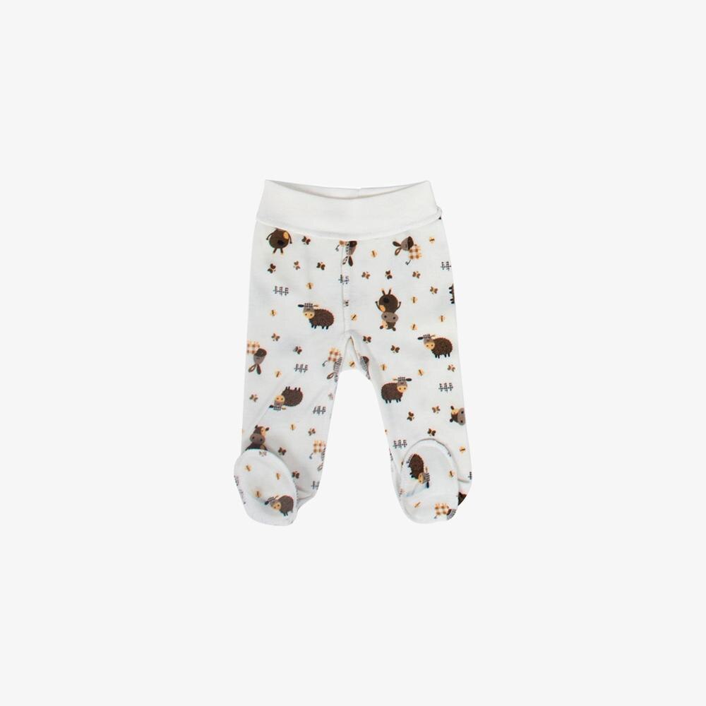 Sevi Bebe Vorzeitige Pyjama Hosen mit Booties Braun