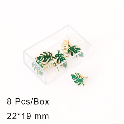 Tutú con forma de flamenco y ciervo para la nieve, alfileres de empuje, tablero de corcho de , tachuelas de pulgar de seguridad, accesorios de oficina, 8 Uds., H0340: Blanco