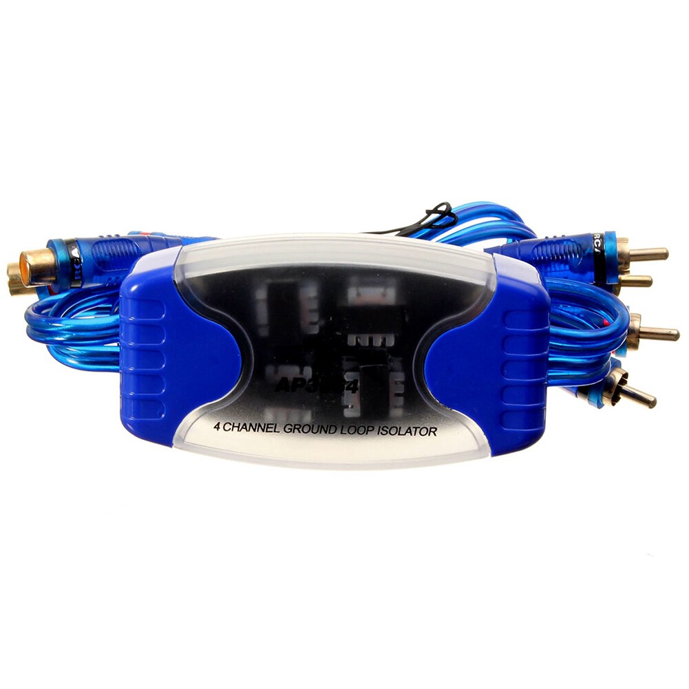 With Cable DIY Practical Accessories Noise Eliminator Easy Apply Universal Home Stereo Car Audio ABS Ground Loop Isolator