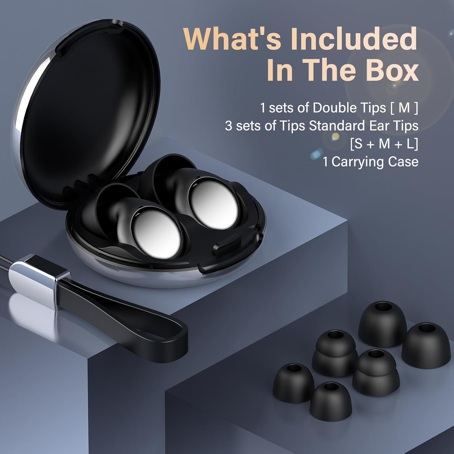 Oordopjes slapen voor ruisonderdrukking, herbruikbare zachte siliconen oordopjes voor concertwerk Oordopjes voor slapen Ruisonderdrukking