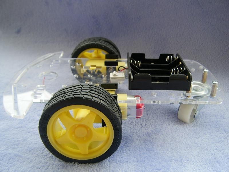 2WD Robot Smart Car Chassis Kits with Speed Encoder for Arduino 51 M26 DIY Education Robot Smart Car Kit