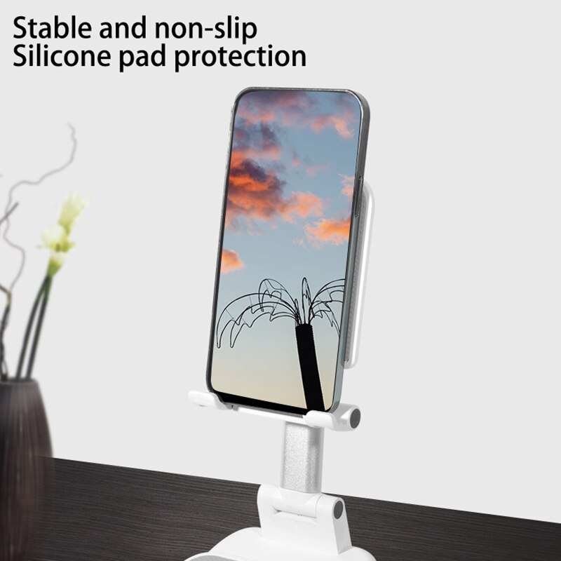 - tragbarer desktop-ständer für mobiltelefone, tablets und pcs mit zwei positionen, klappbar, mit hebefunktion, live-tablet-ständer