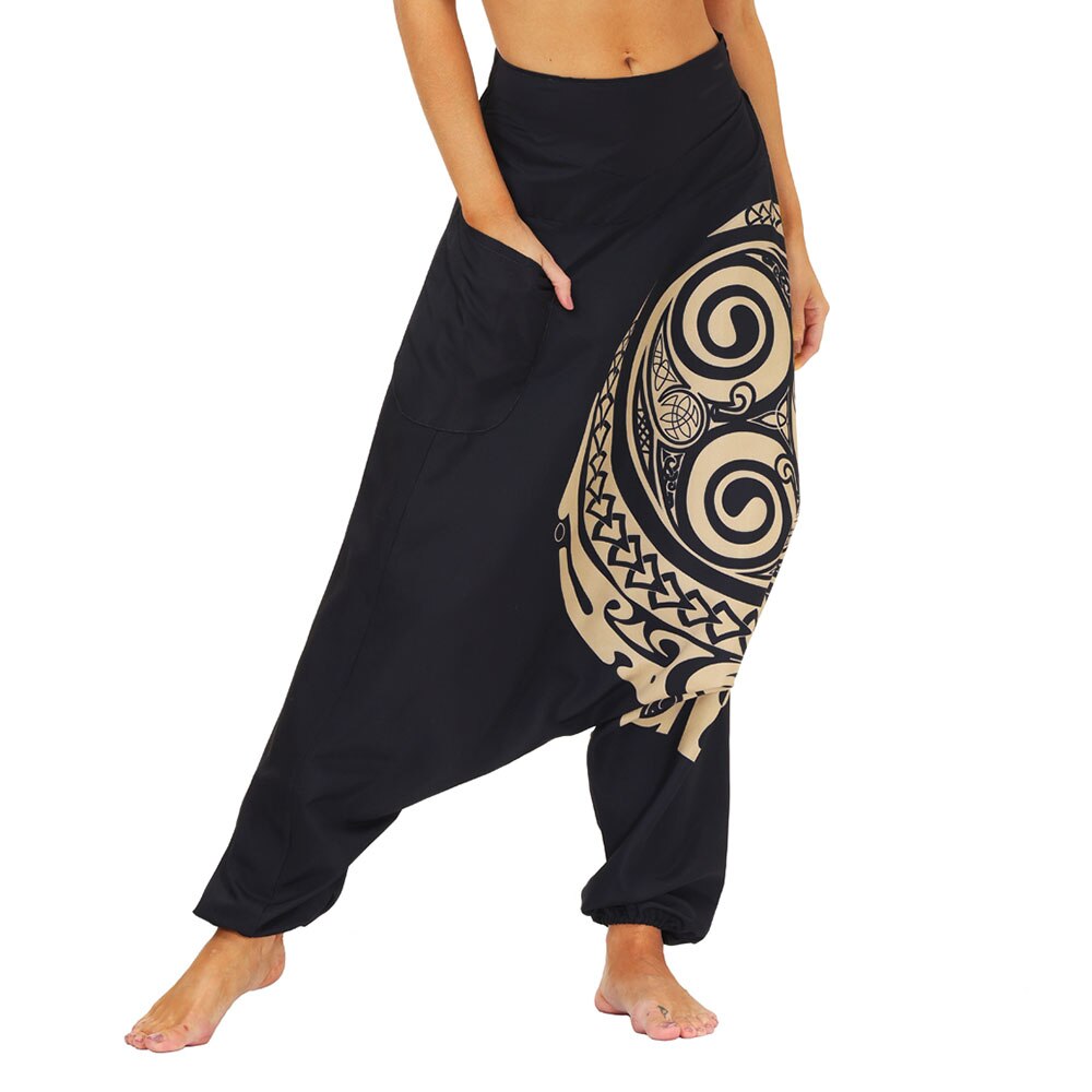 Bottom Elastische Taille Loose Fit Baggy Gypsy Hippie Boho Aladdin Yoga Harembroek Voor Vrouwen En Mannen