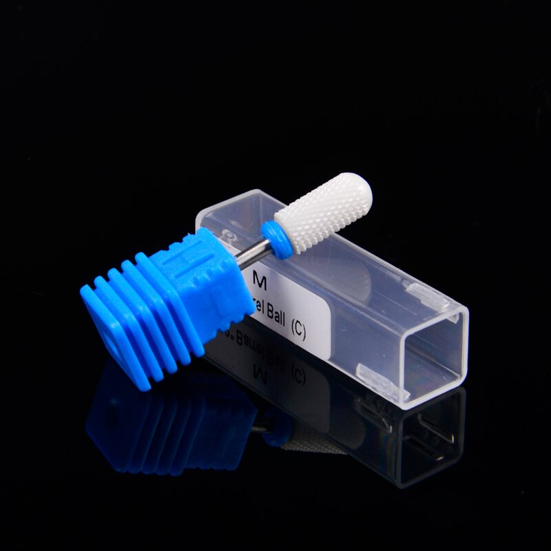 Brocas de cerámica para uñas, 1 unidad, tamaño M XC, para uñas de manicura y pedicura eléctrica, accesorios de herramientas