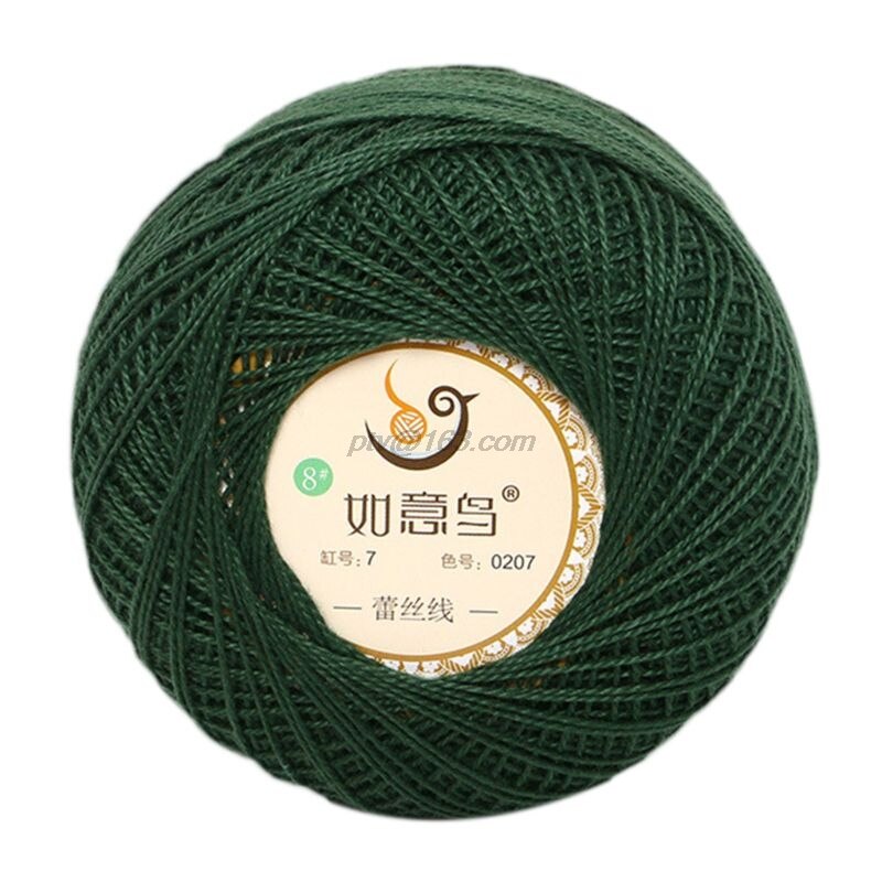 50g/Ball 2 Strand Thin DIY Cotton Lace Yarn Sweet ... – Grandado
