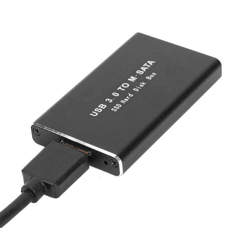 VKTECH Mini SSD Hard Drive Case USB3.0 msata Adapter Harde Schijf Behuizing Aluminium Externe Harde Schijf Case